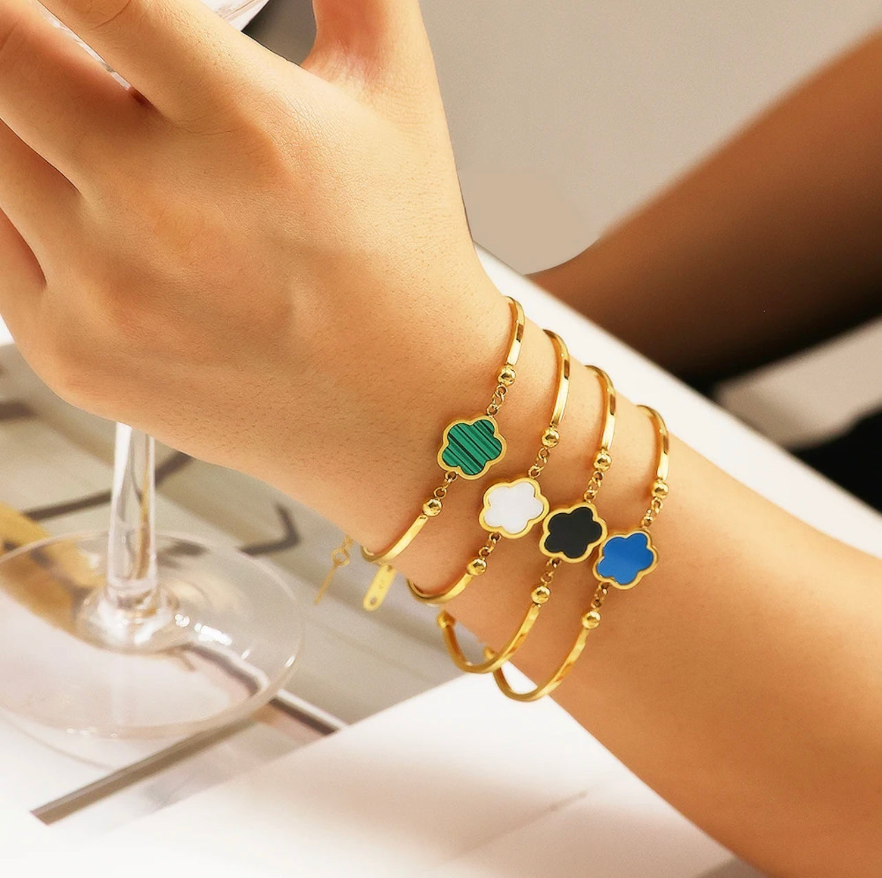 Bracelet trefle